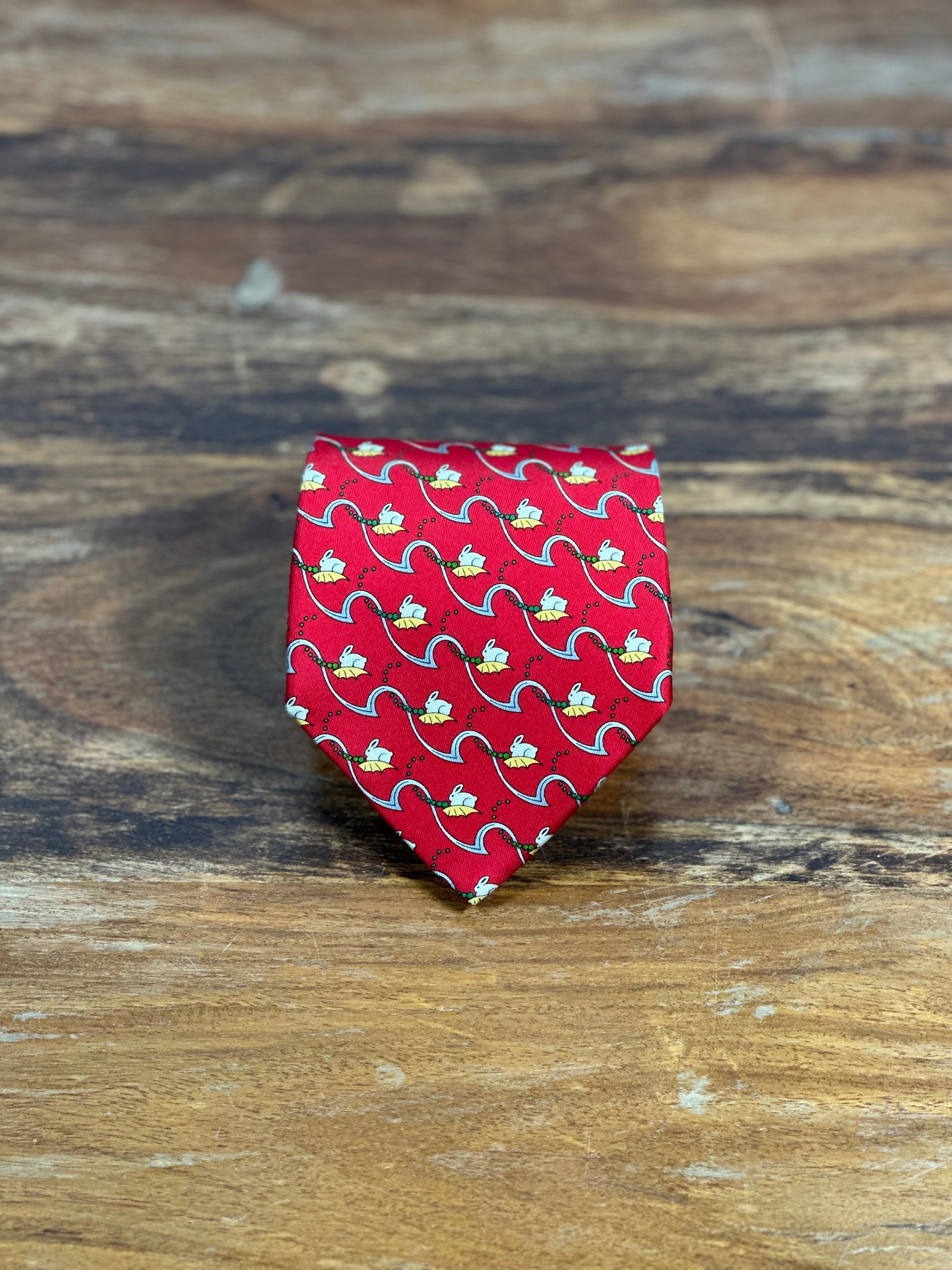 Corbata Ferragamo roja