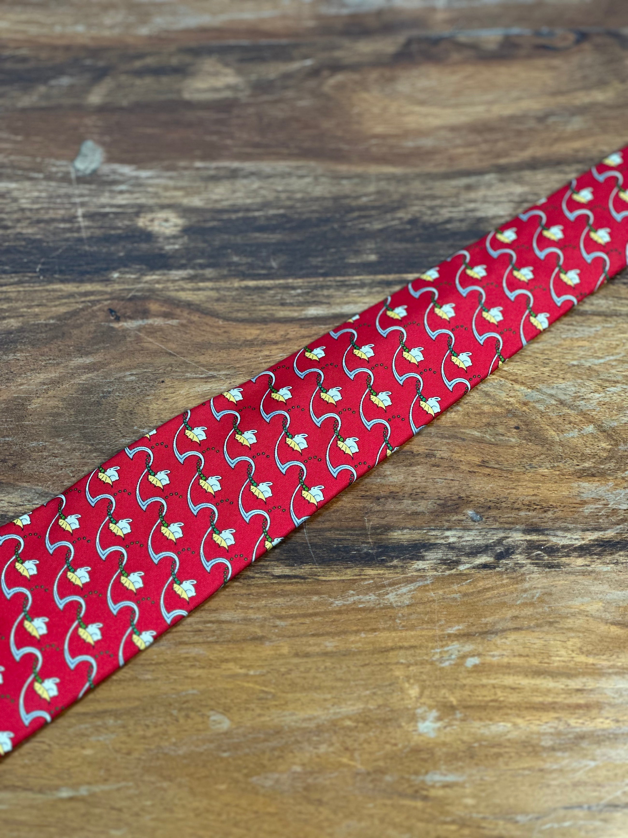 Corbata Ferragamo roja