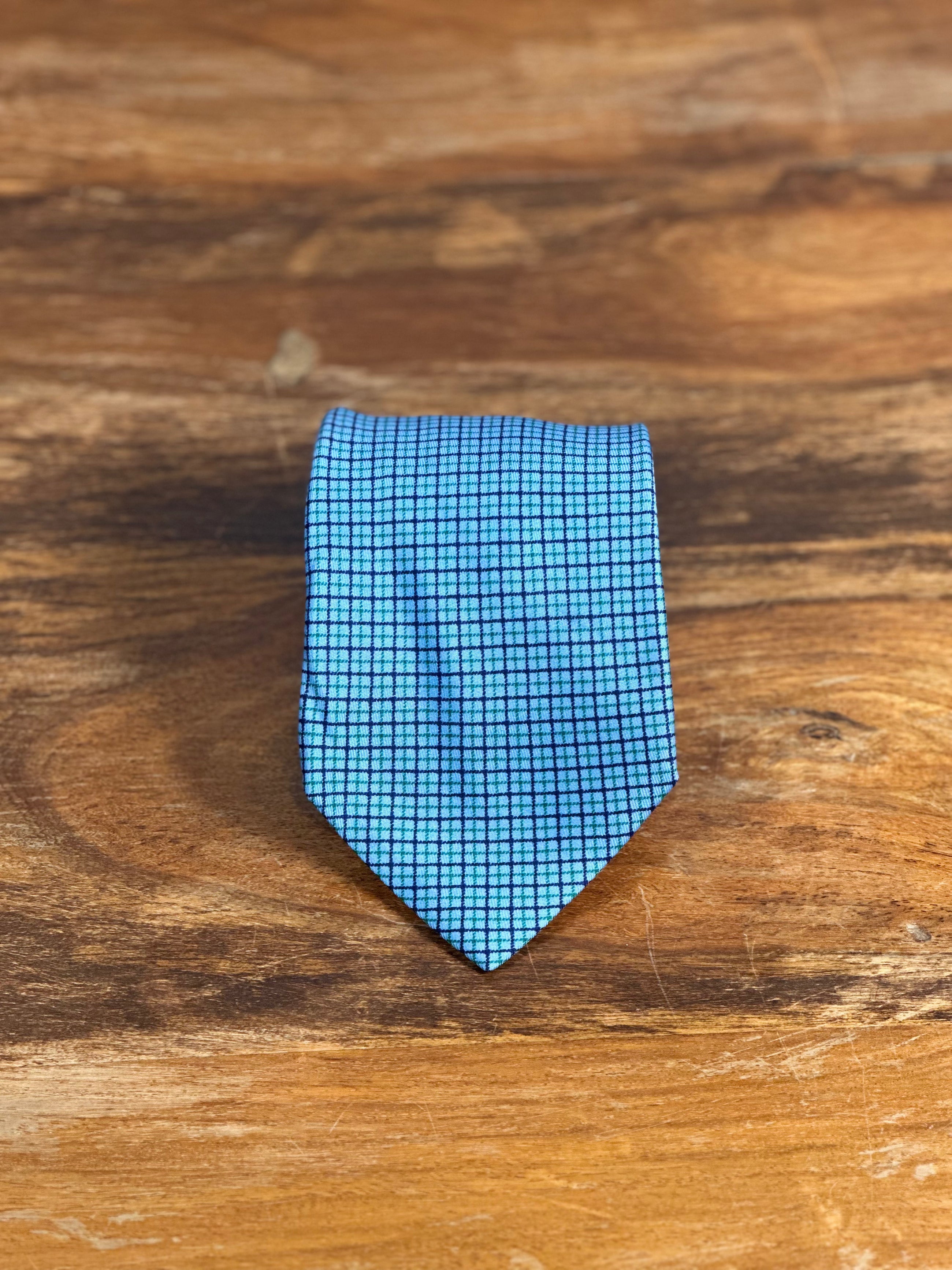 Corbata Hermés azul