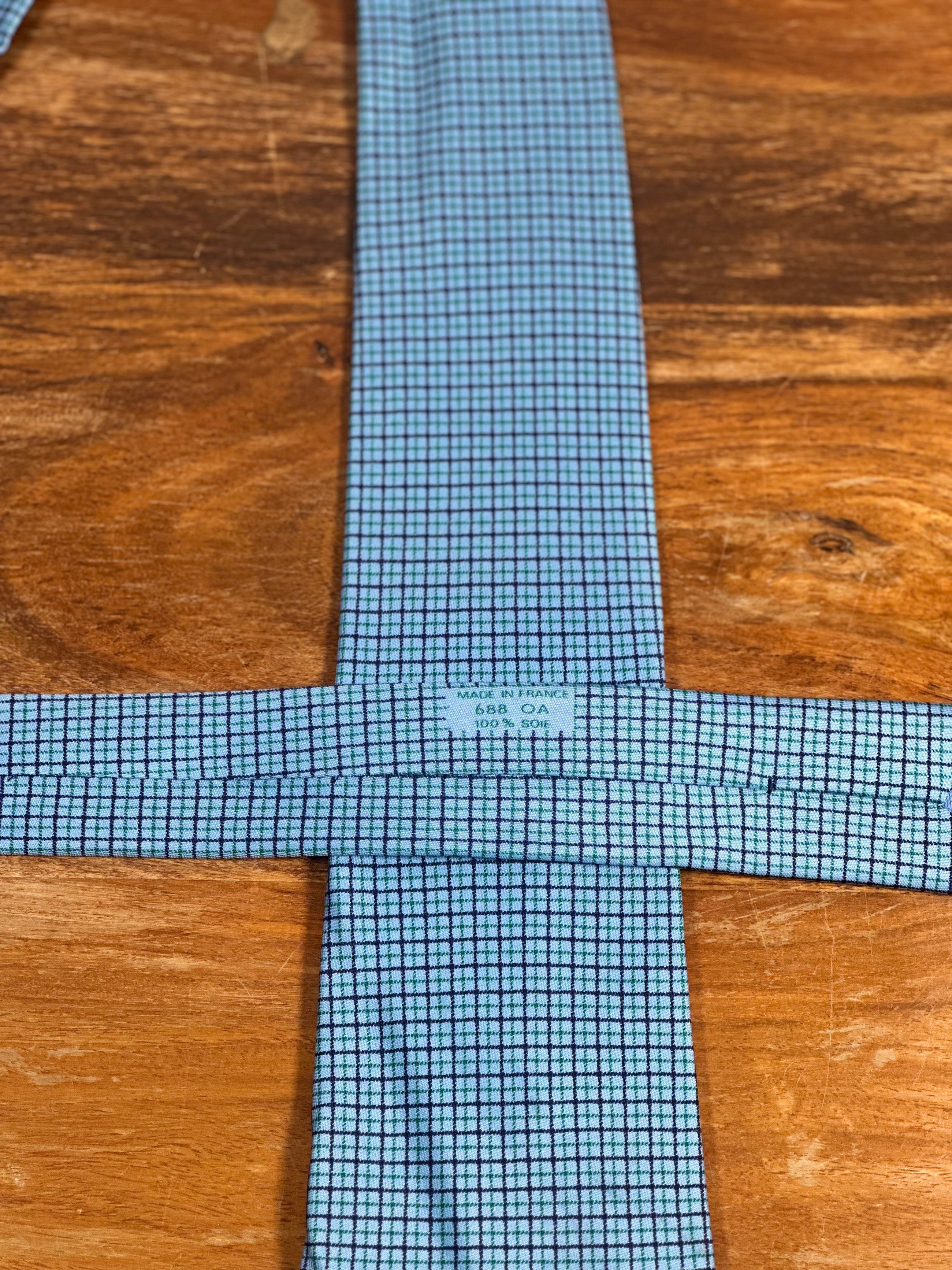 Corbata Hermés azul