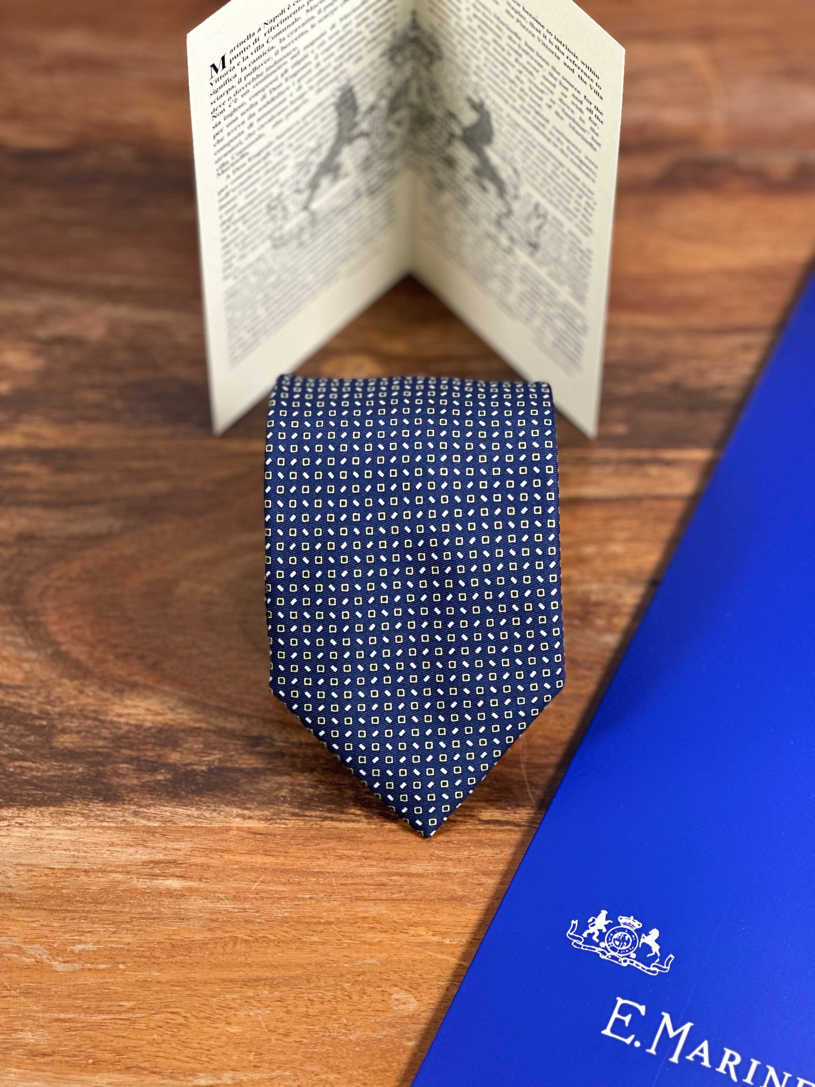 Corbata E.Marinella azul