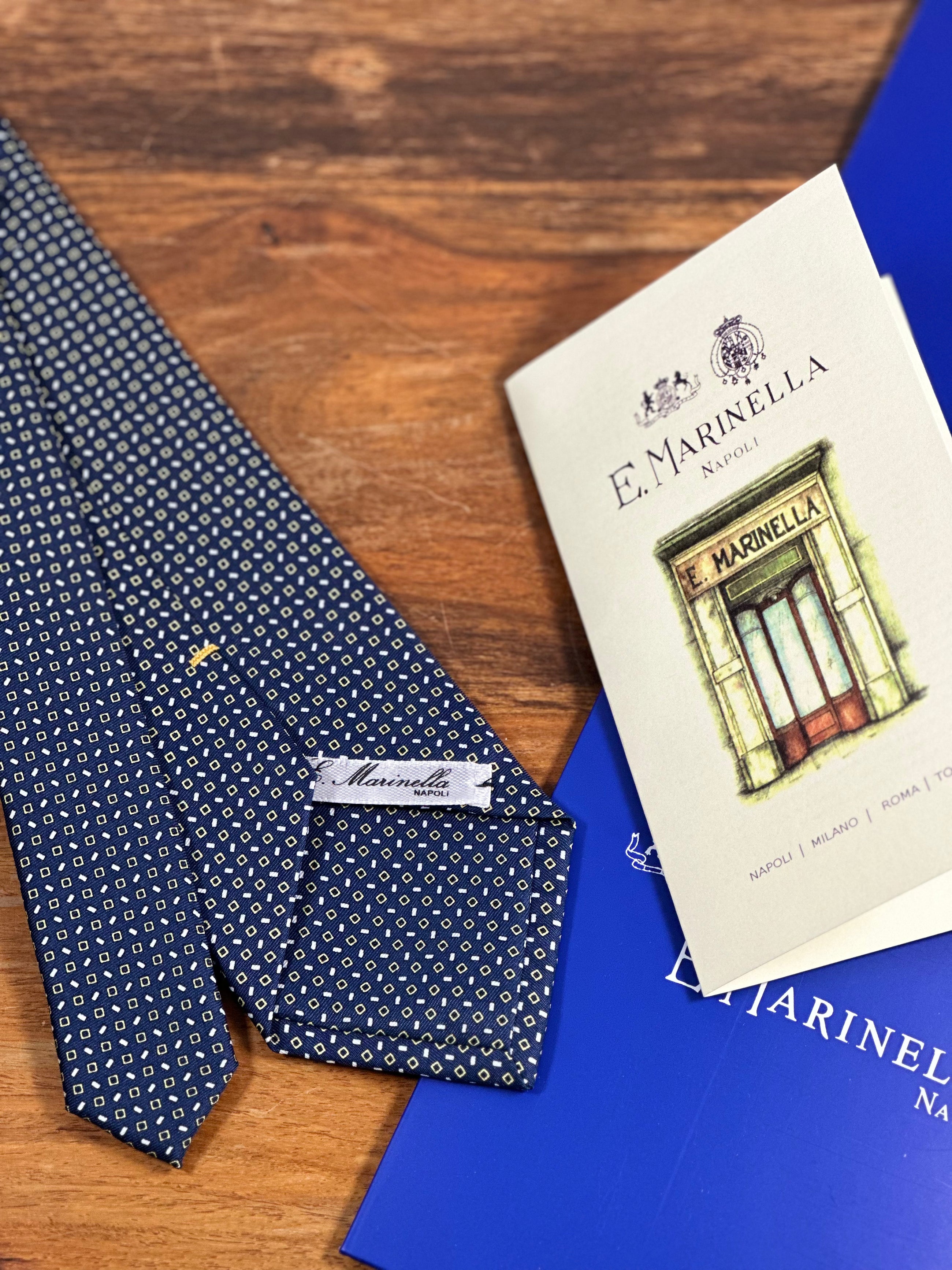 Corbata E.Marinella azul