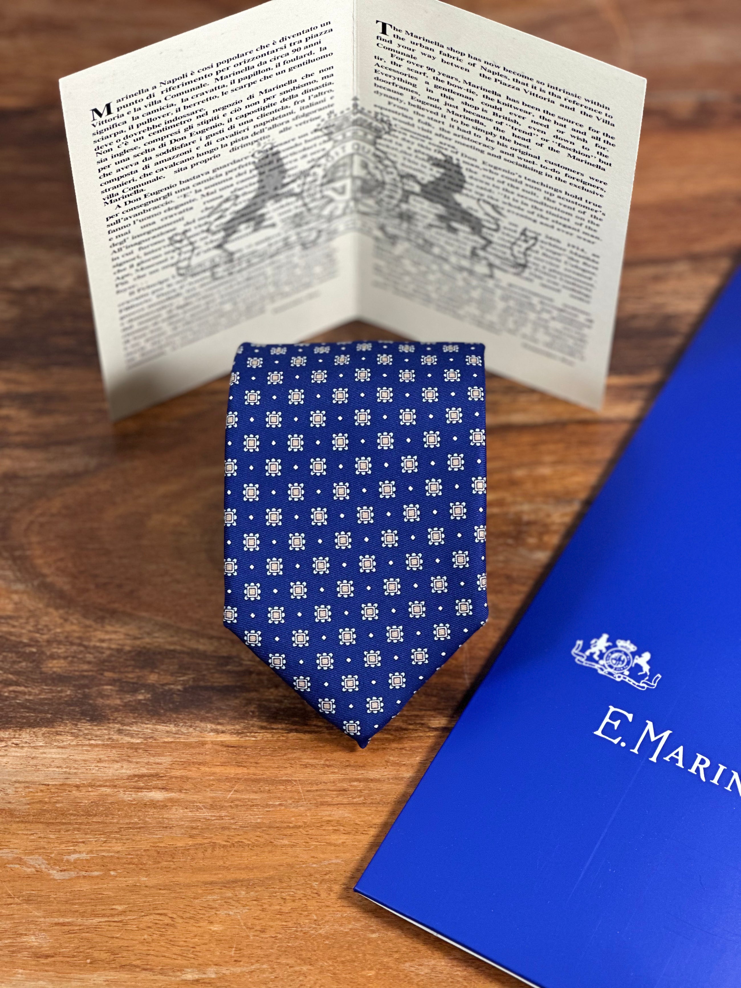 Corbata E.Marinella azul