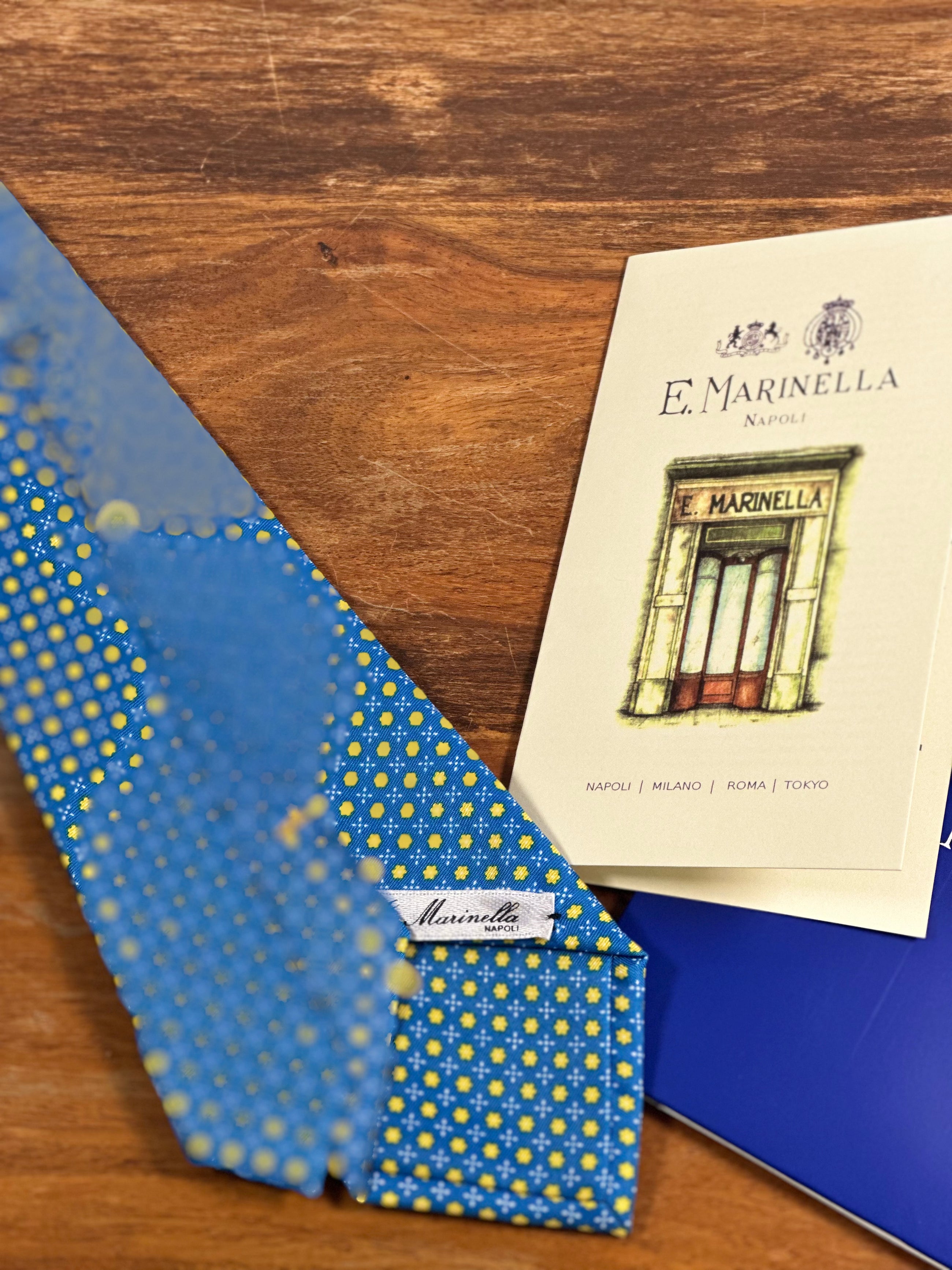 Corbata E.Marinella azul