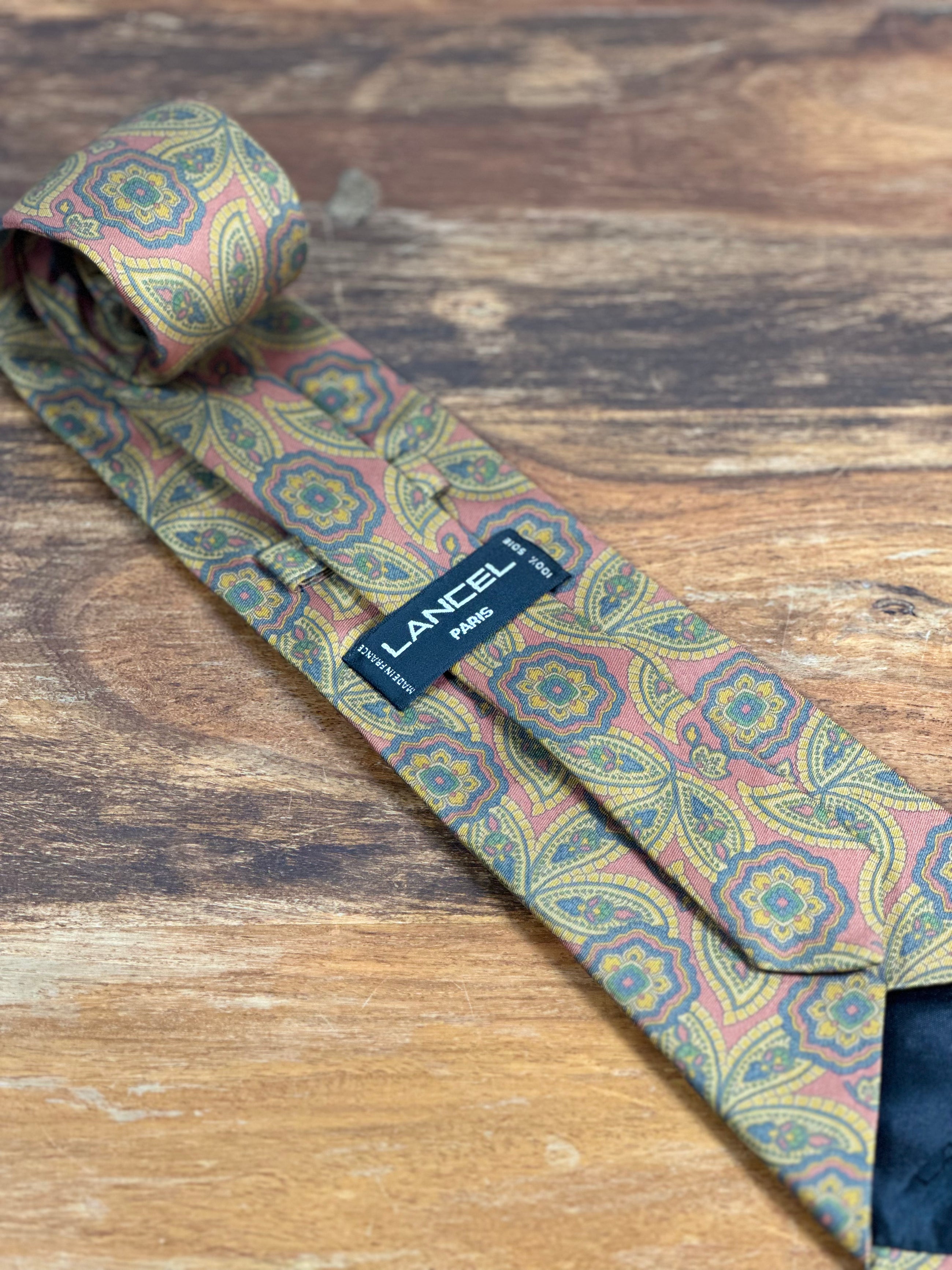 Corbata Lancel burdeos