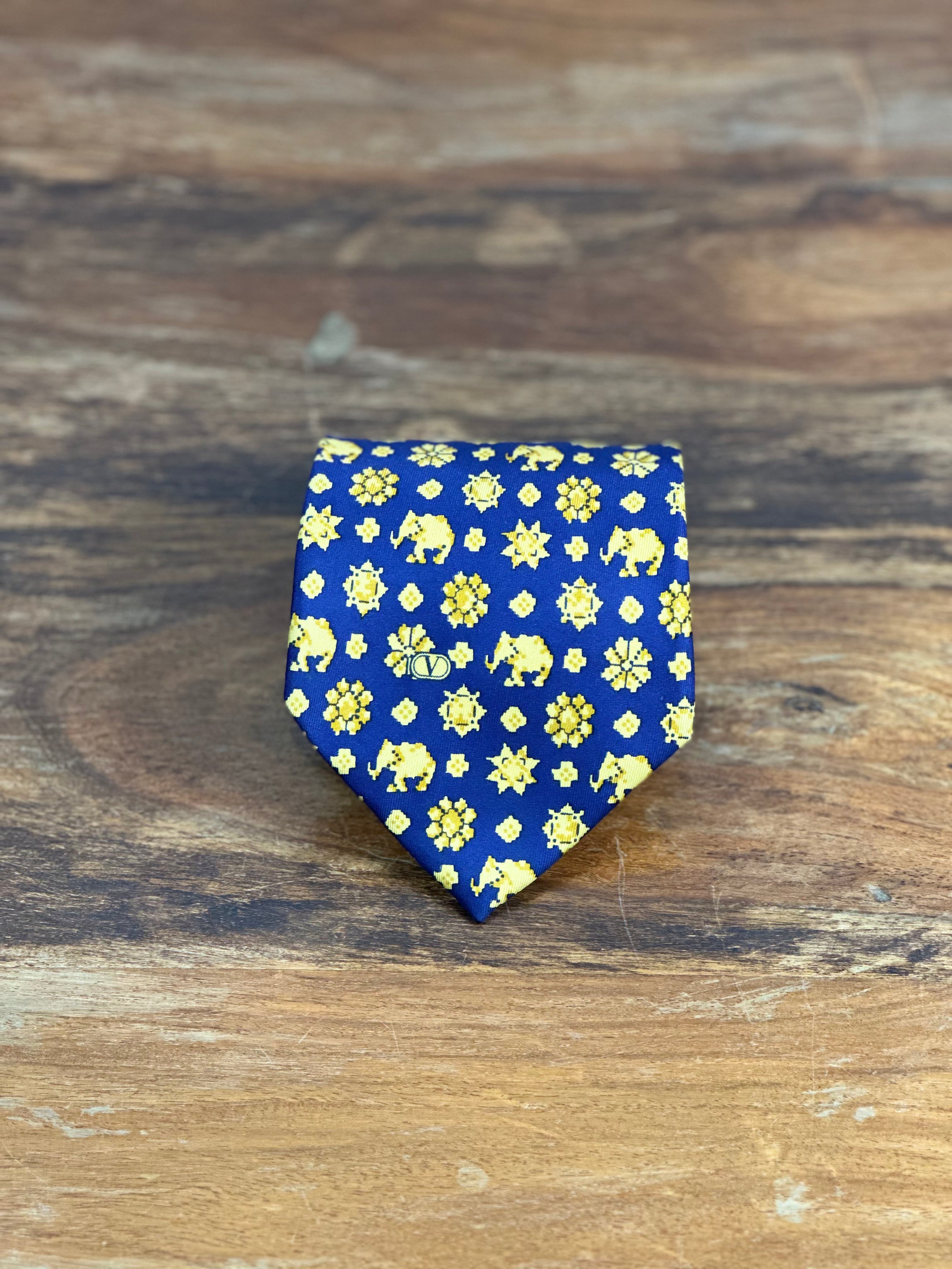 Corbata Valentino azul