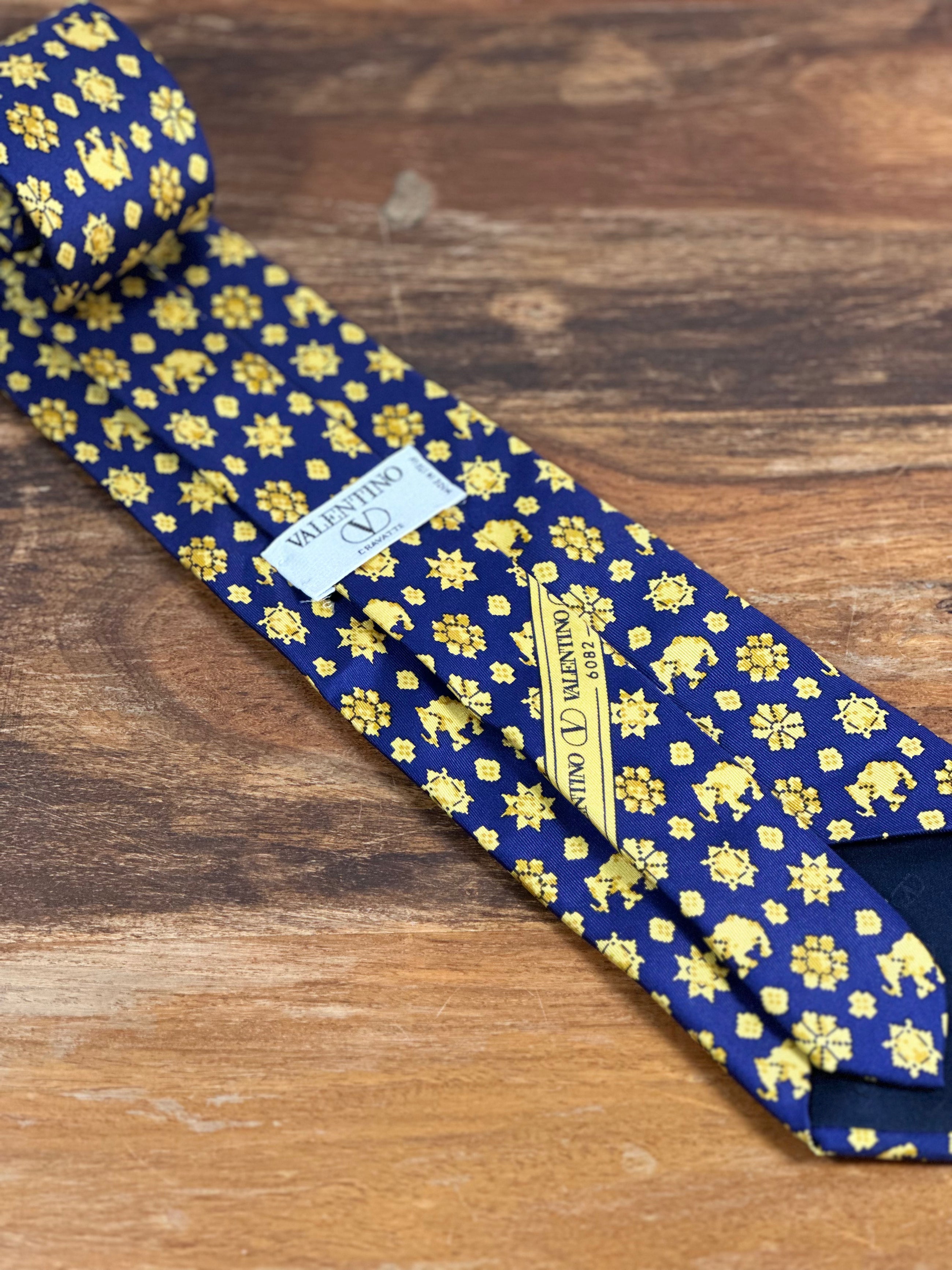 Corbata Valentino azul