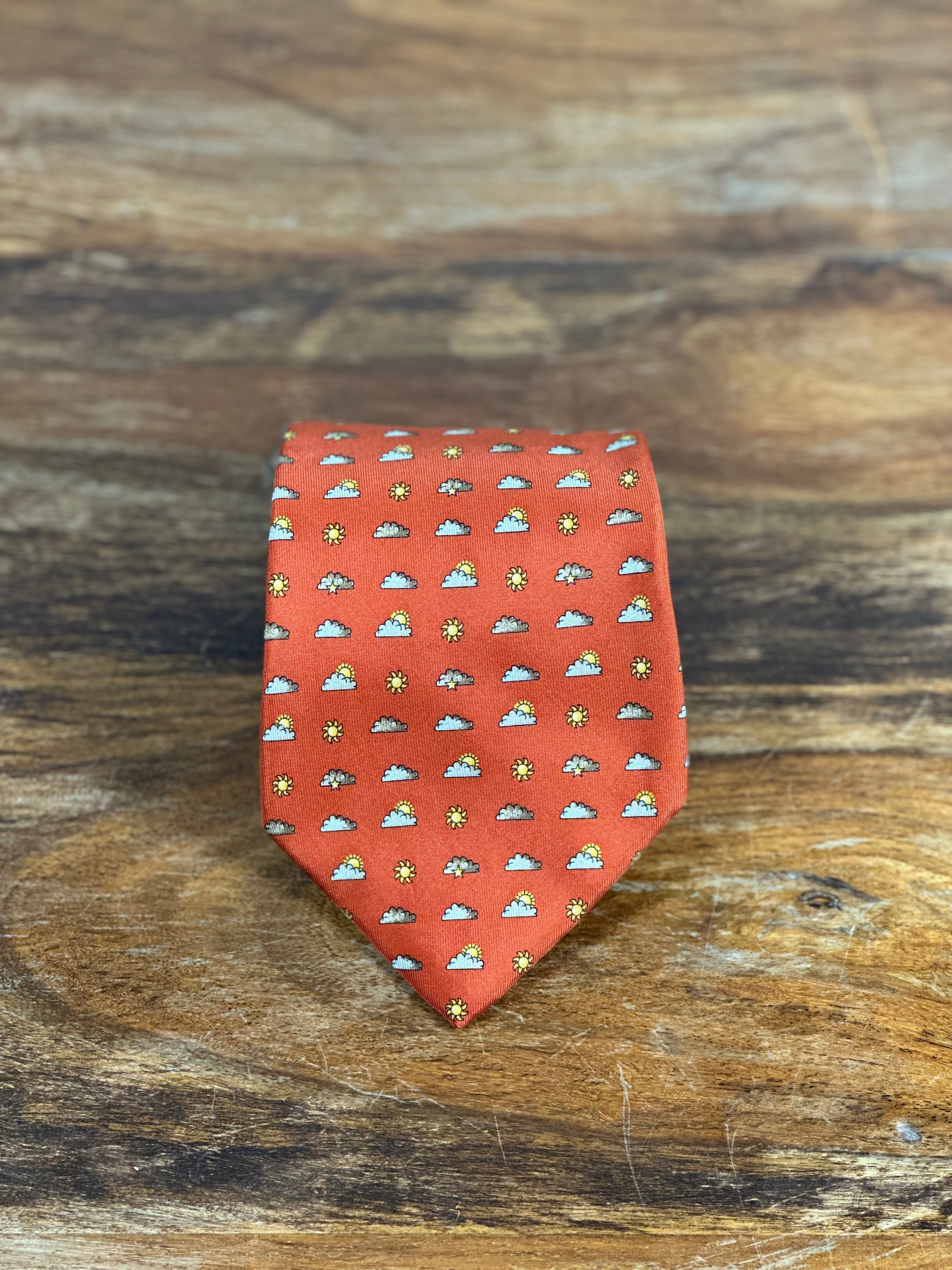 Corbata Salvatore Ferragamo roja