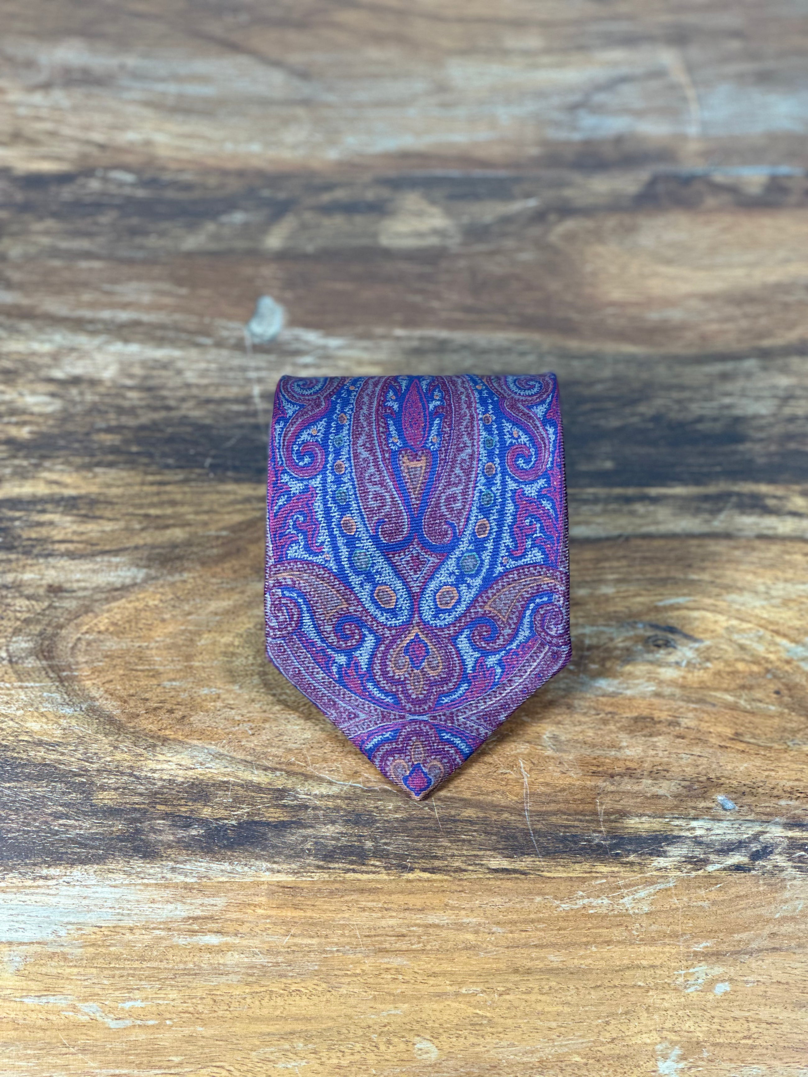 Corbata Etro burdeos