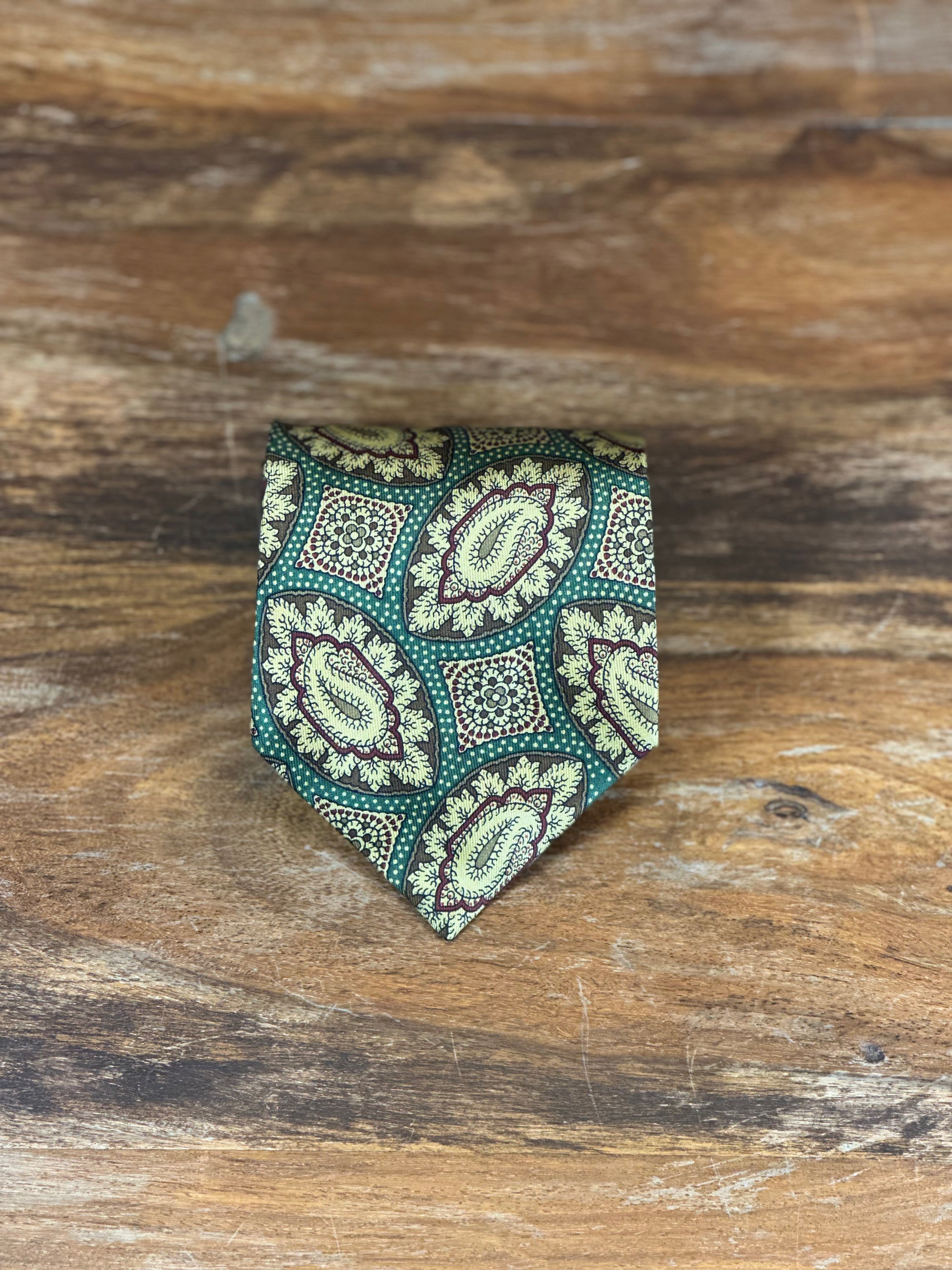 Corbata Pancaldi verde