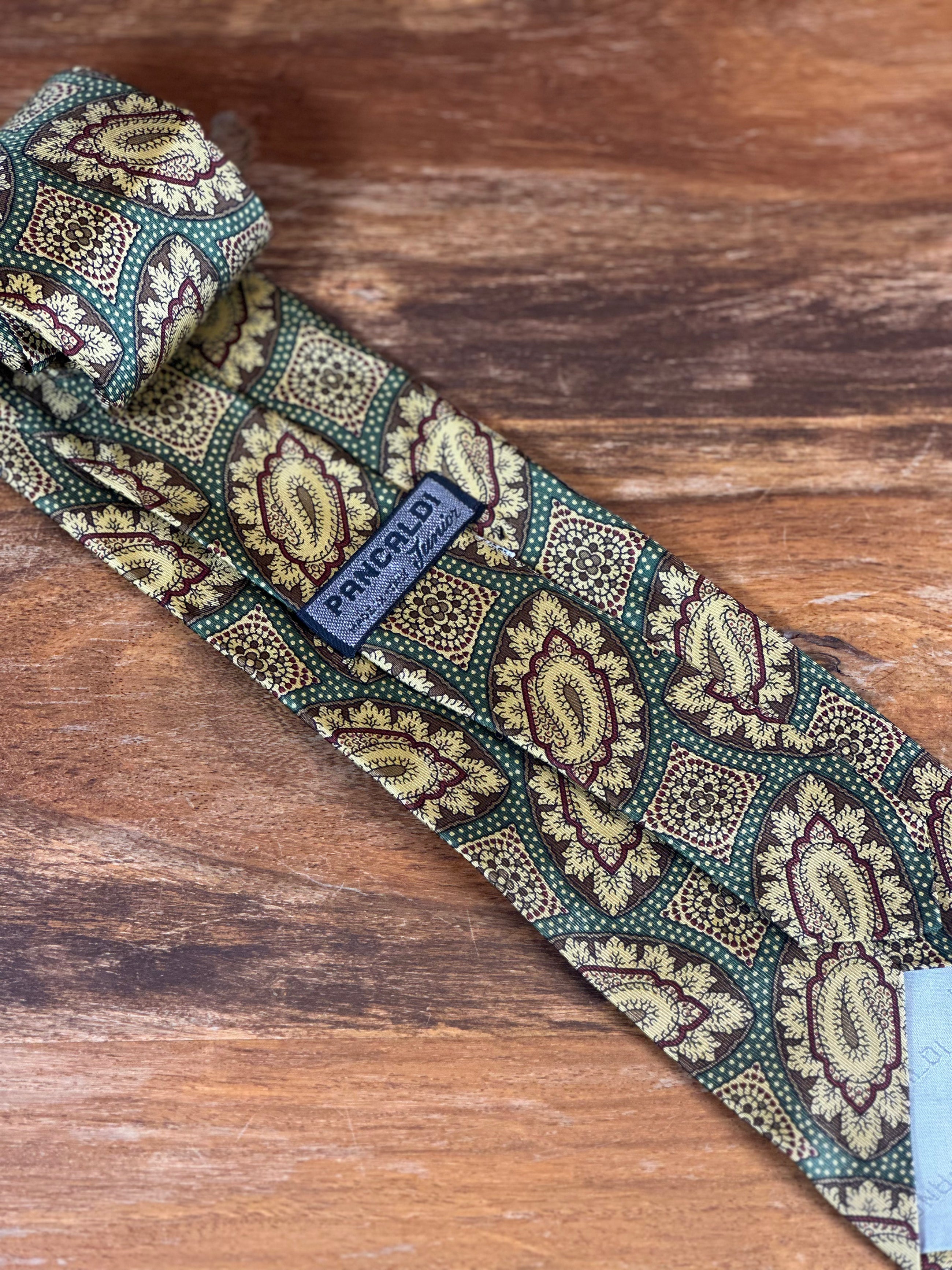 Corbata Pancaldi verde