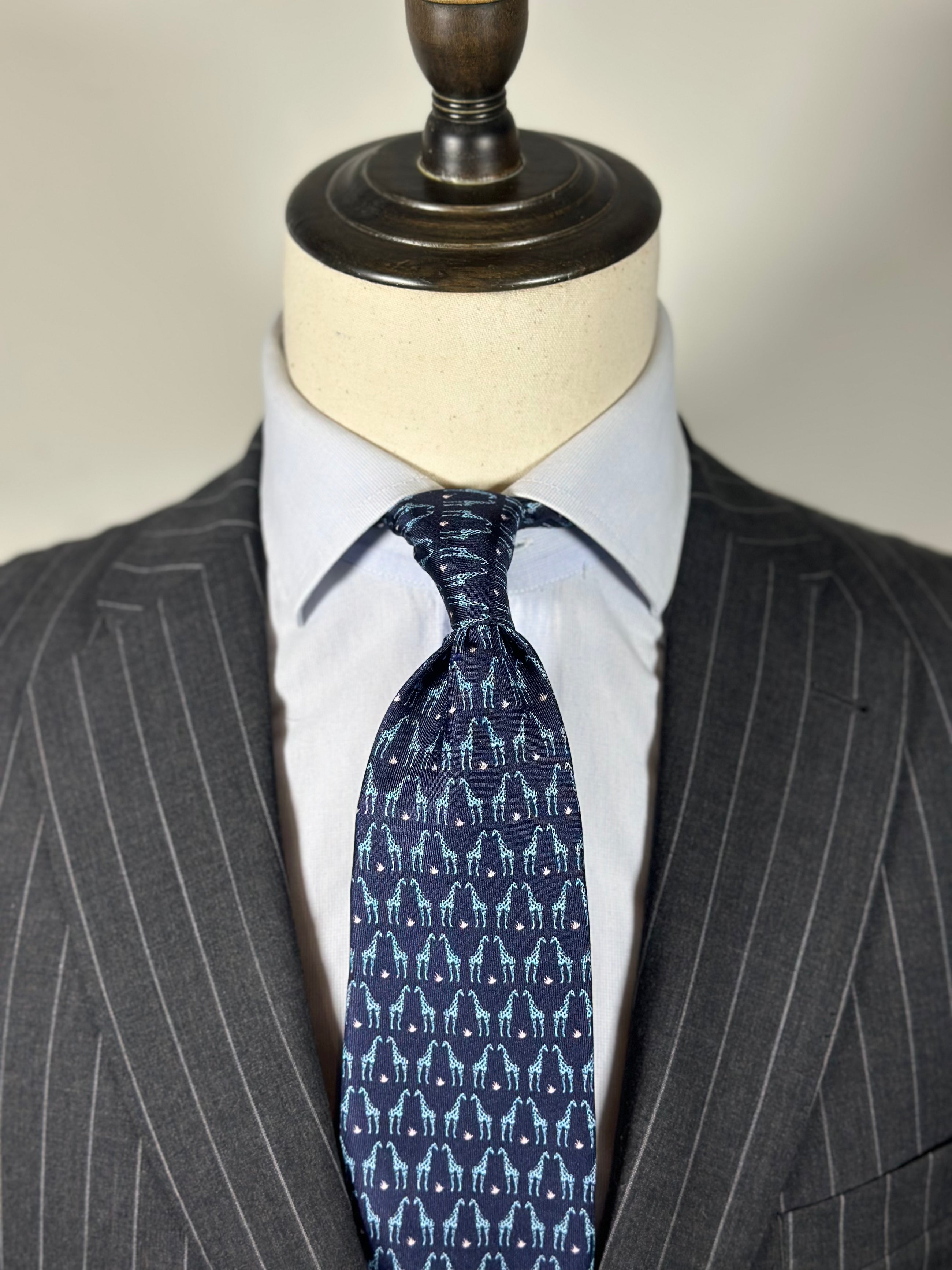 Corbata Savanna azul