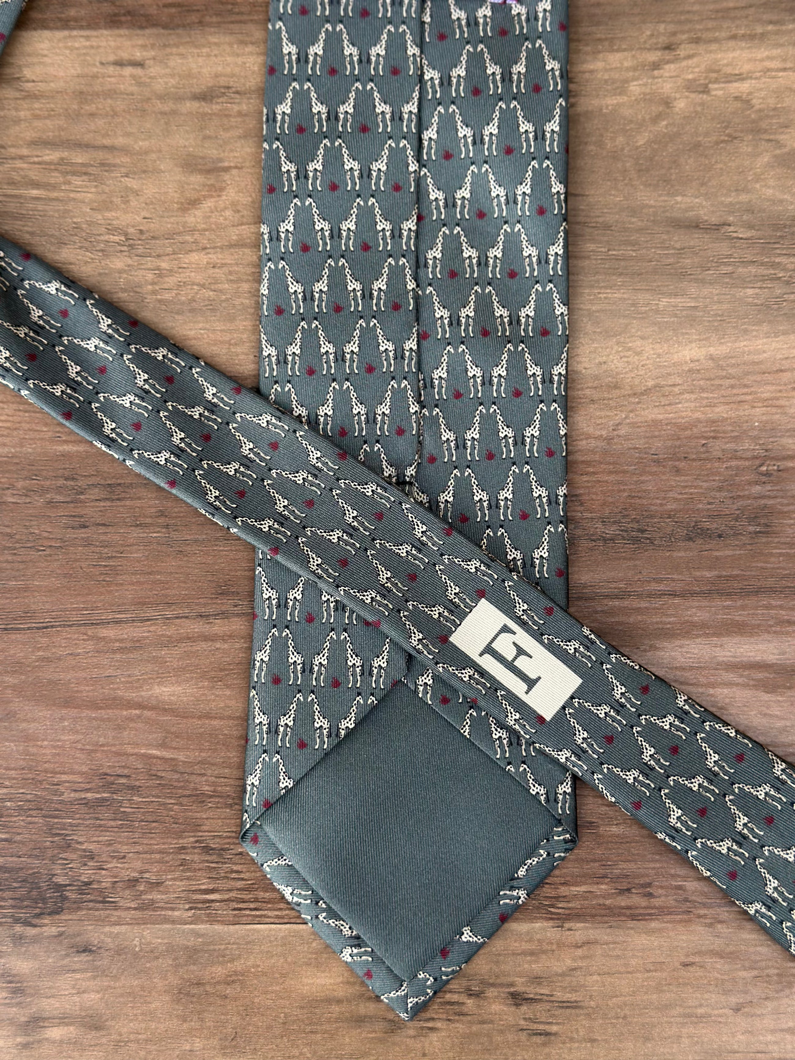 Corbata Savanna verde