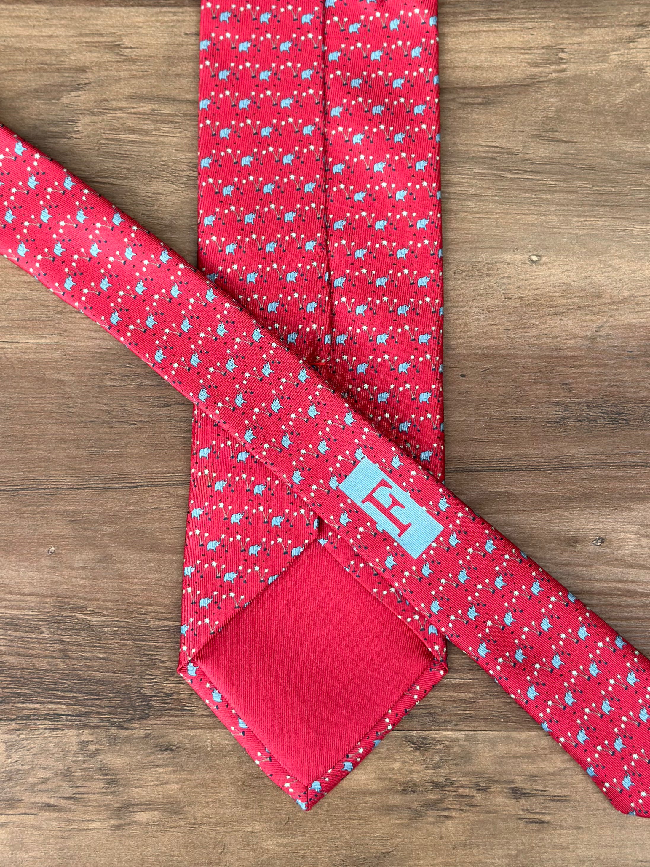 Corbata Serengeti roja