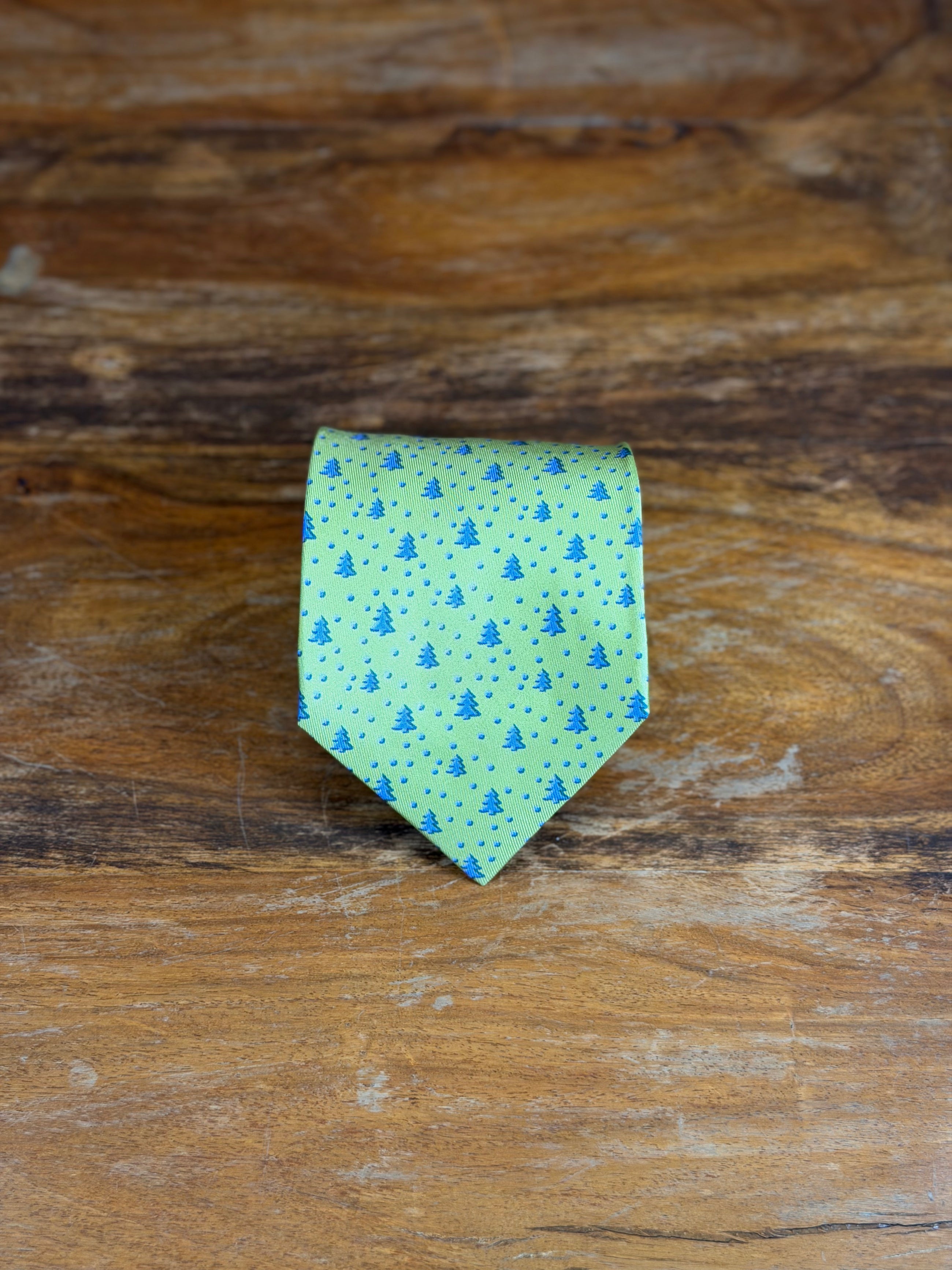 Corbata Hermés verde