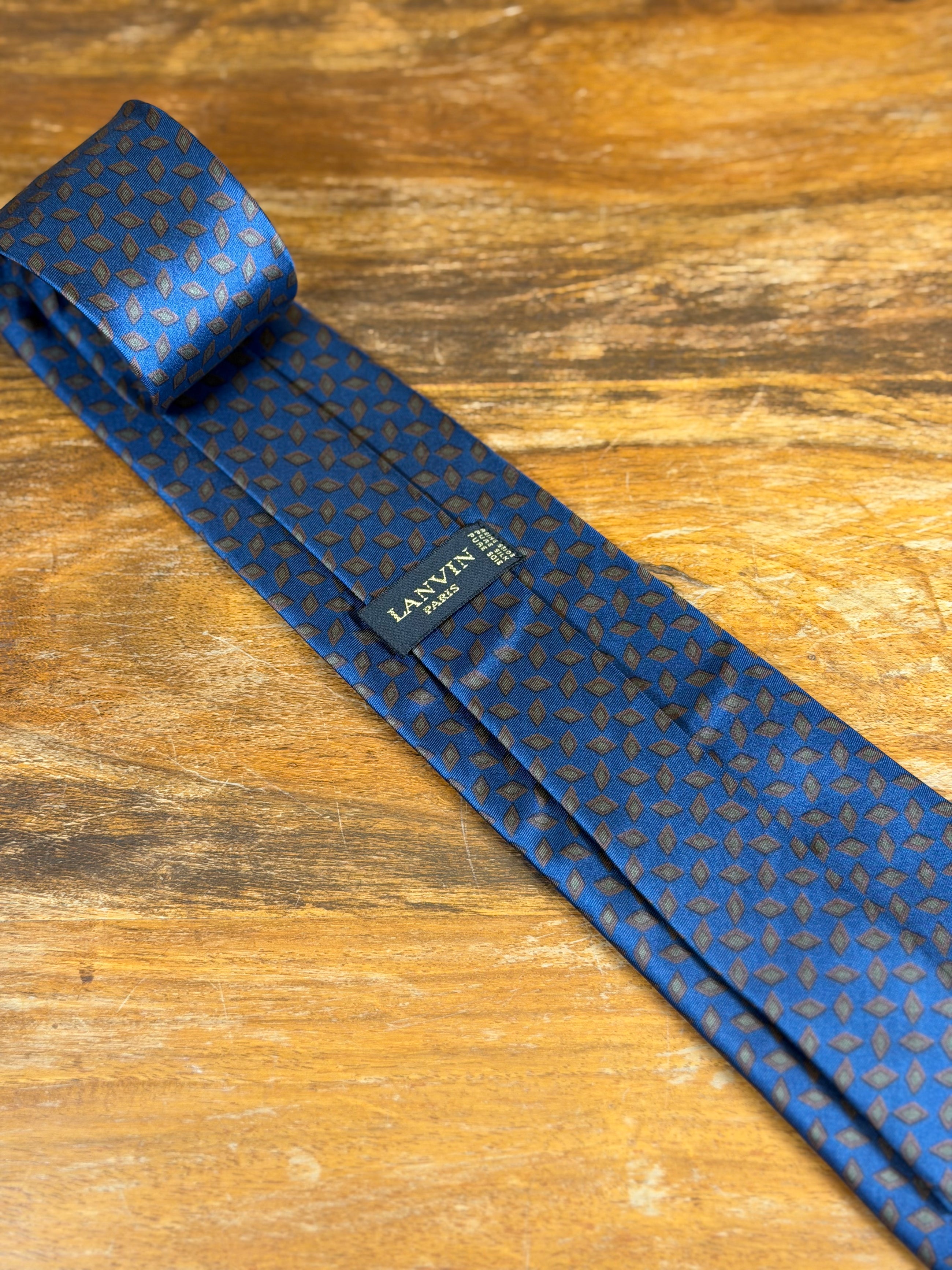 Corbata Lanvin azul