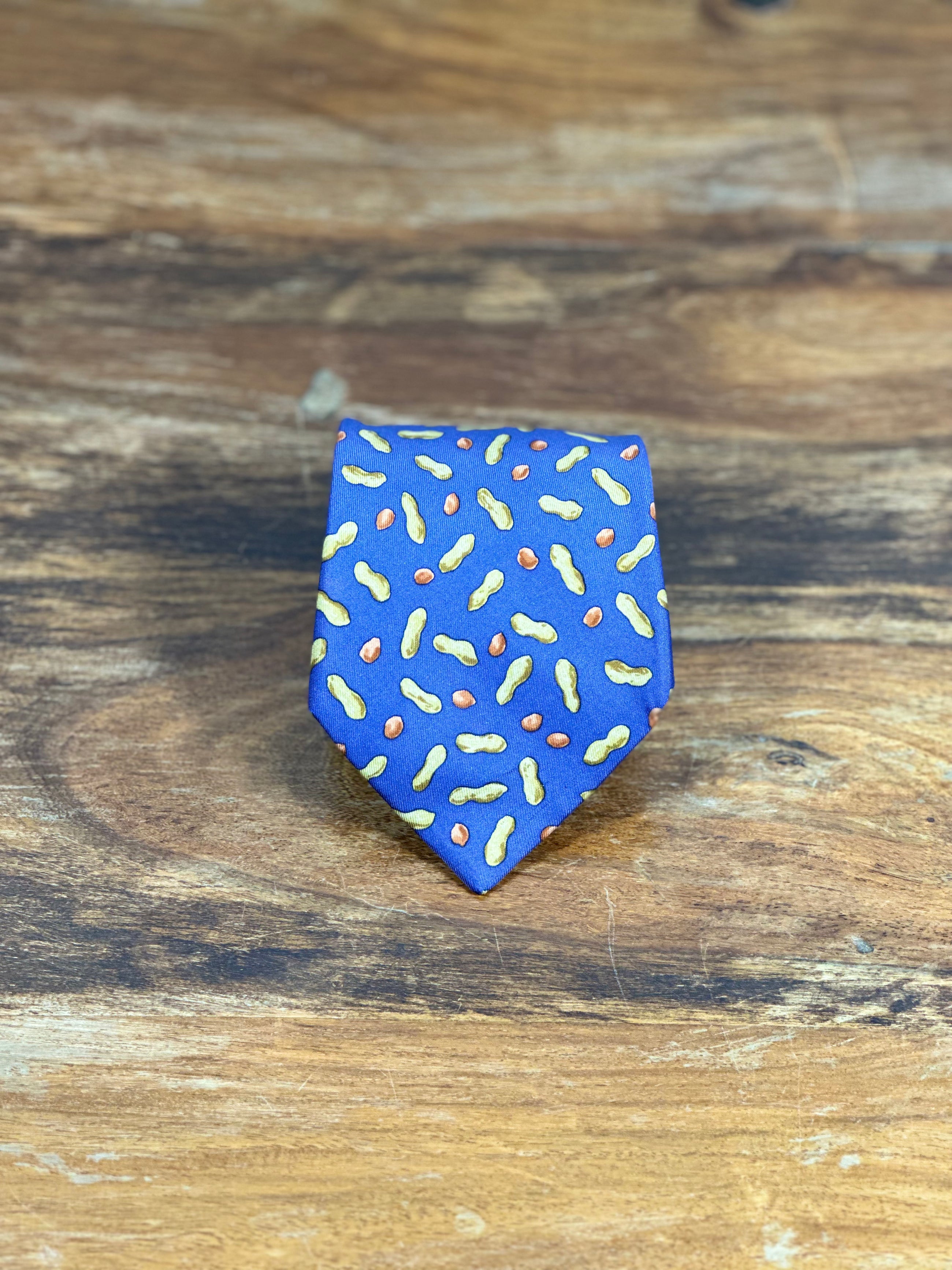 Corbata Hermés azul