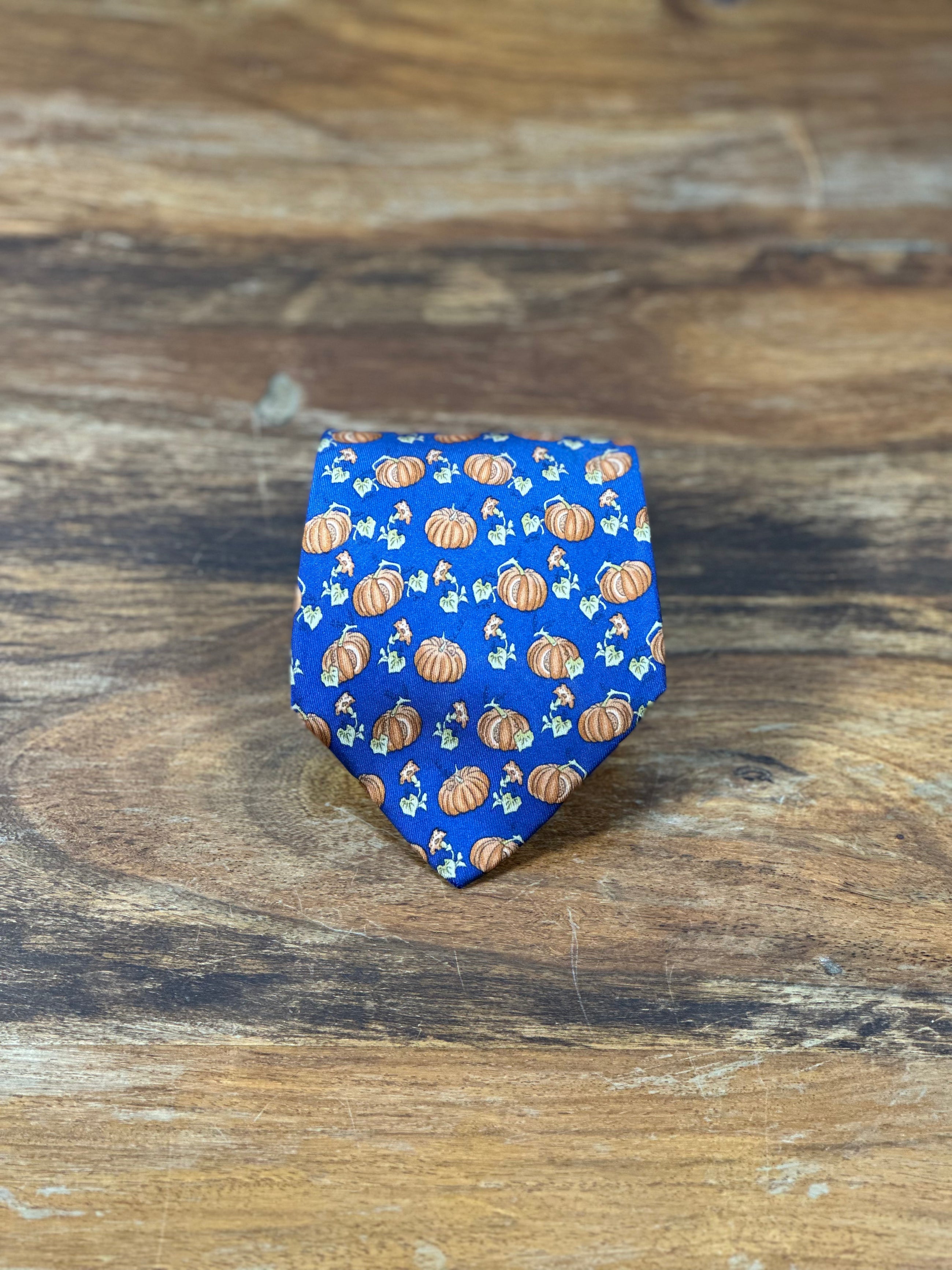 Corbata Hermés azul