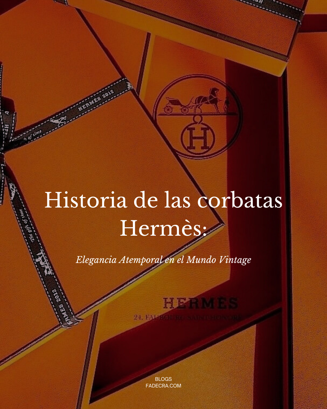 Historia de las corbatas Hermès: Elegancia Atemporal en el Mundo Vintage