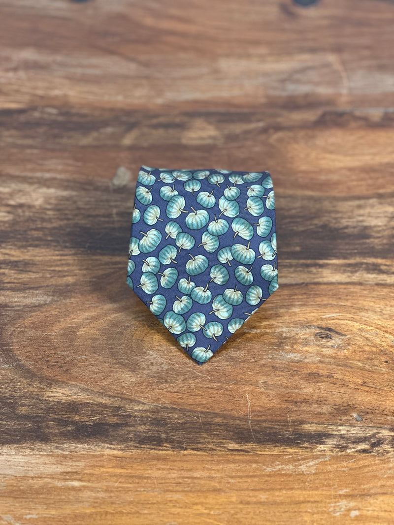 Corbata Hermés azul