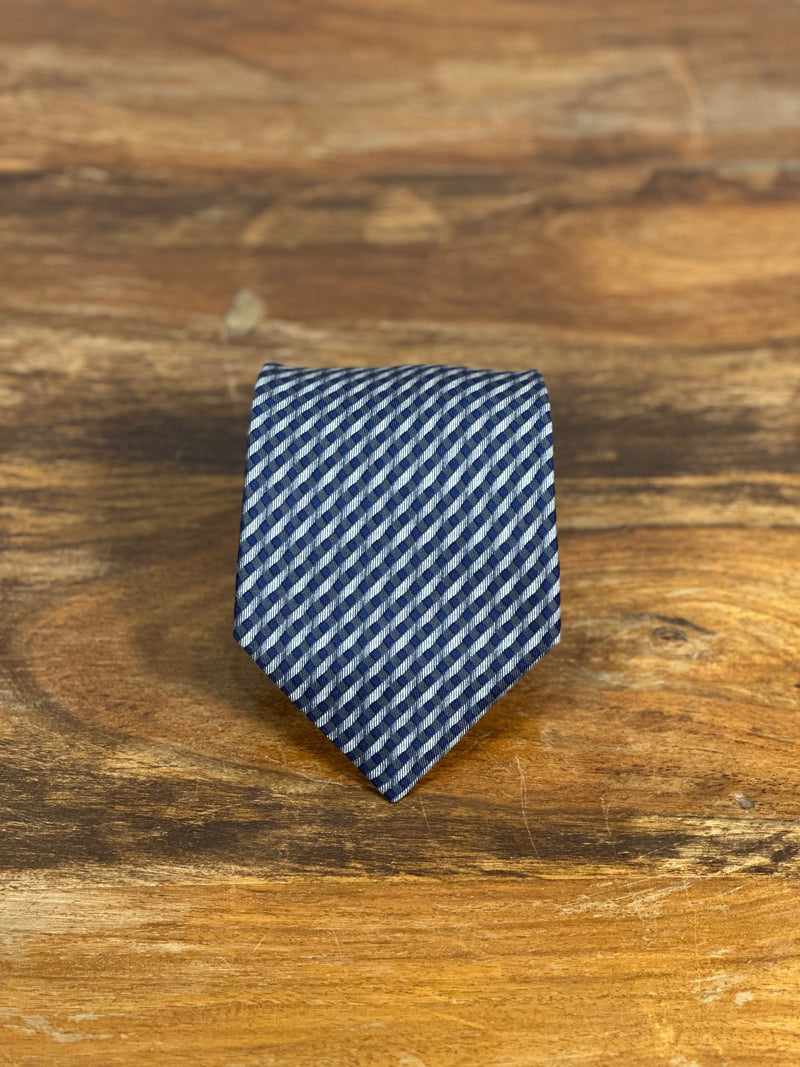 Corbata Hermés azul