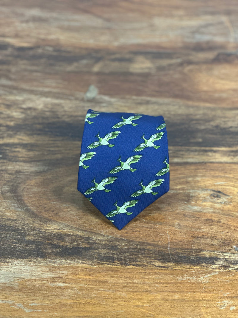 Corbata Hermés azul