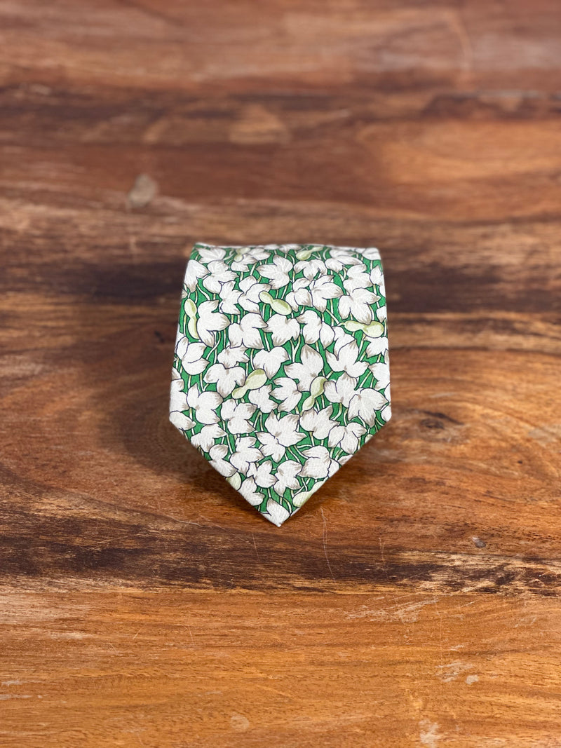 Corbata Hermés verde