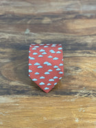 Corbata Hermés roja