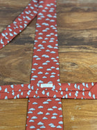 Corbata Hermés roja