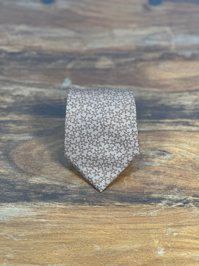 Corbata Hermés marrón