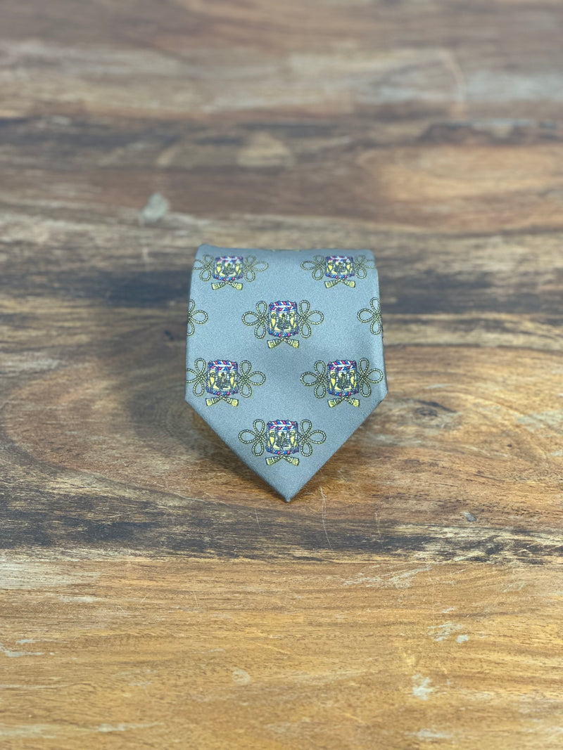Corbata Hermés gris