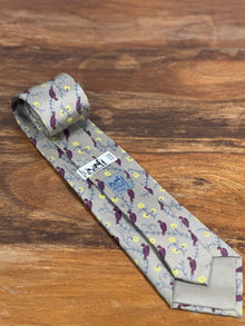 Corbata Hermés gris