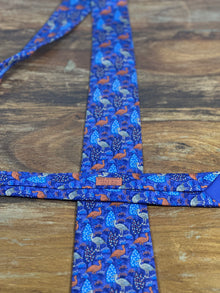 Corbata Hermés morada