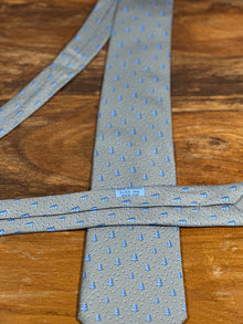 Corbata Hermés gris
