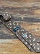 Corbata Hermés marrón