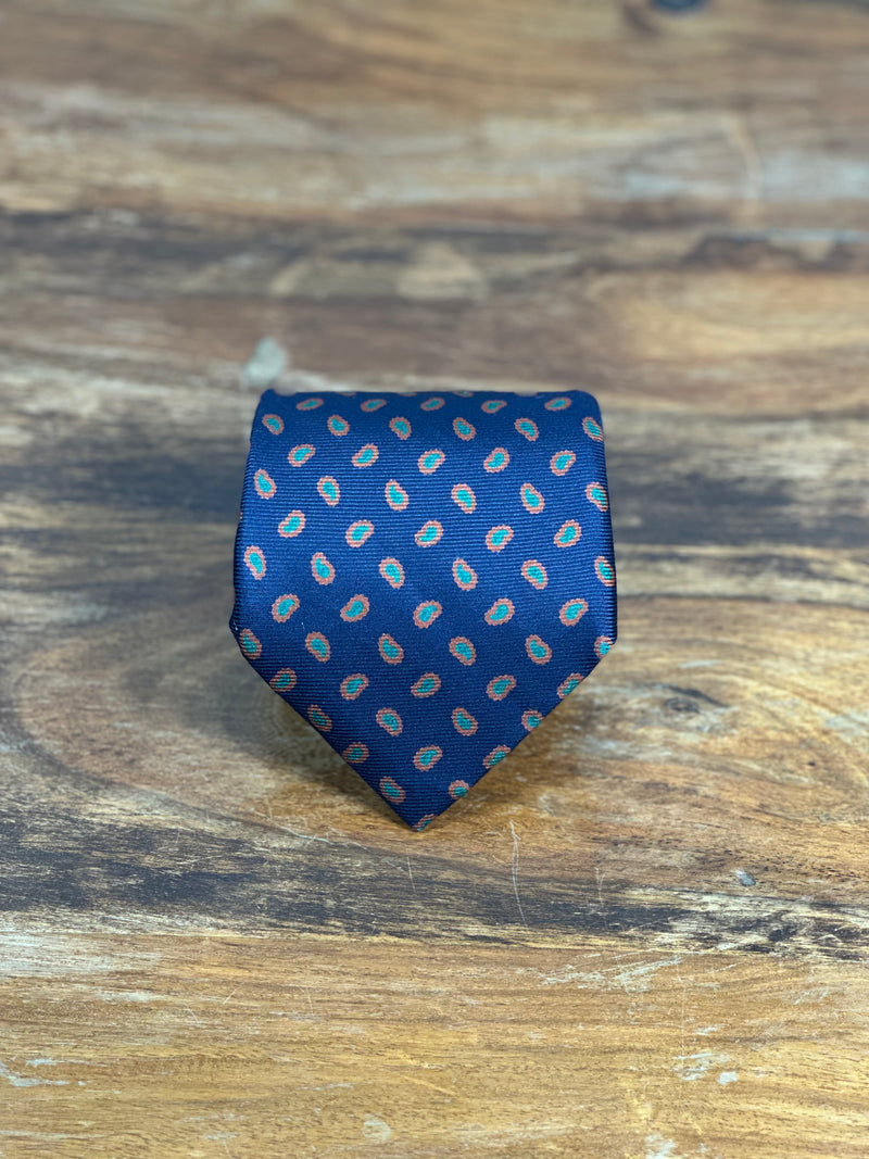 Corbata E.Marinella azul
