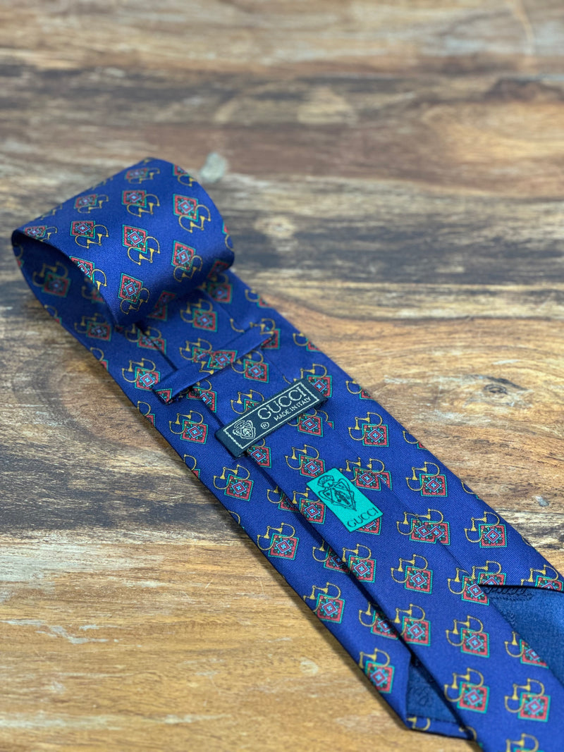 Corbata Gucci azul