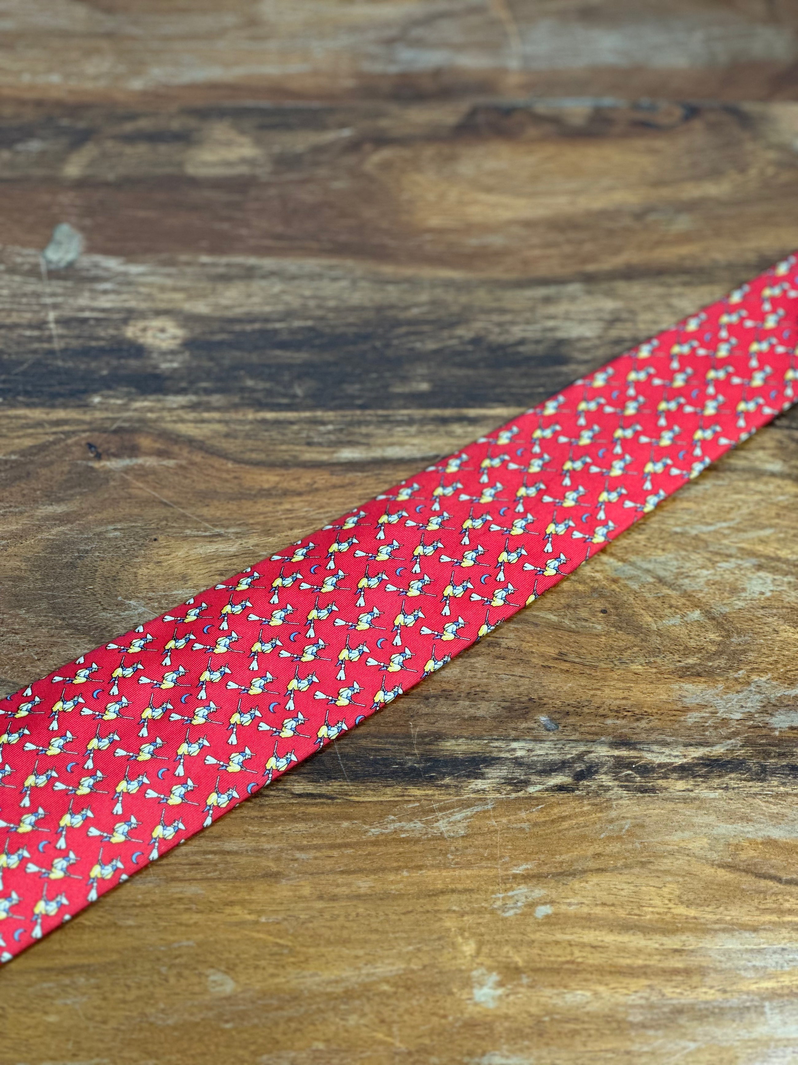 Corbata Ferragamo roja