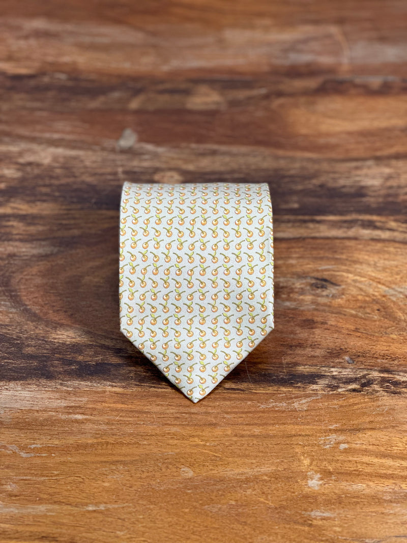 Corbata Ferragamo verde nueva