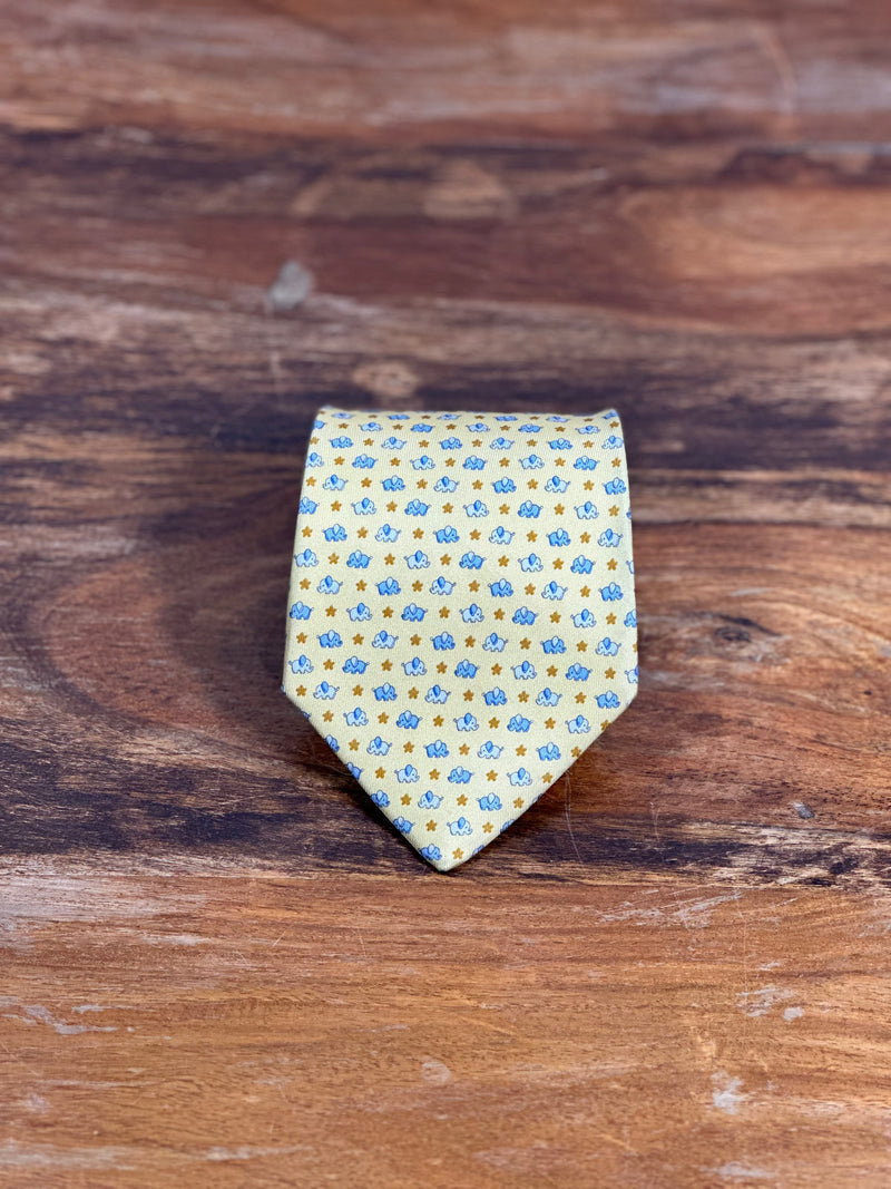 Corbata Ferragamo amarilla