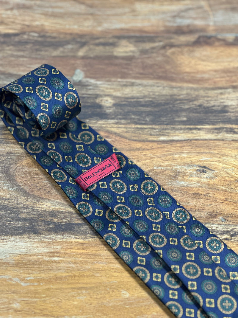 Corbata Balenciaga azul