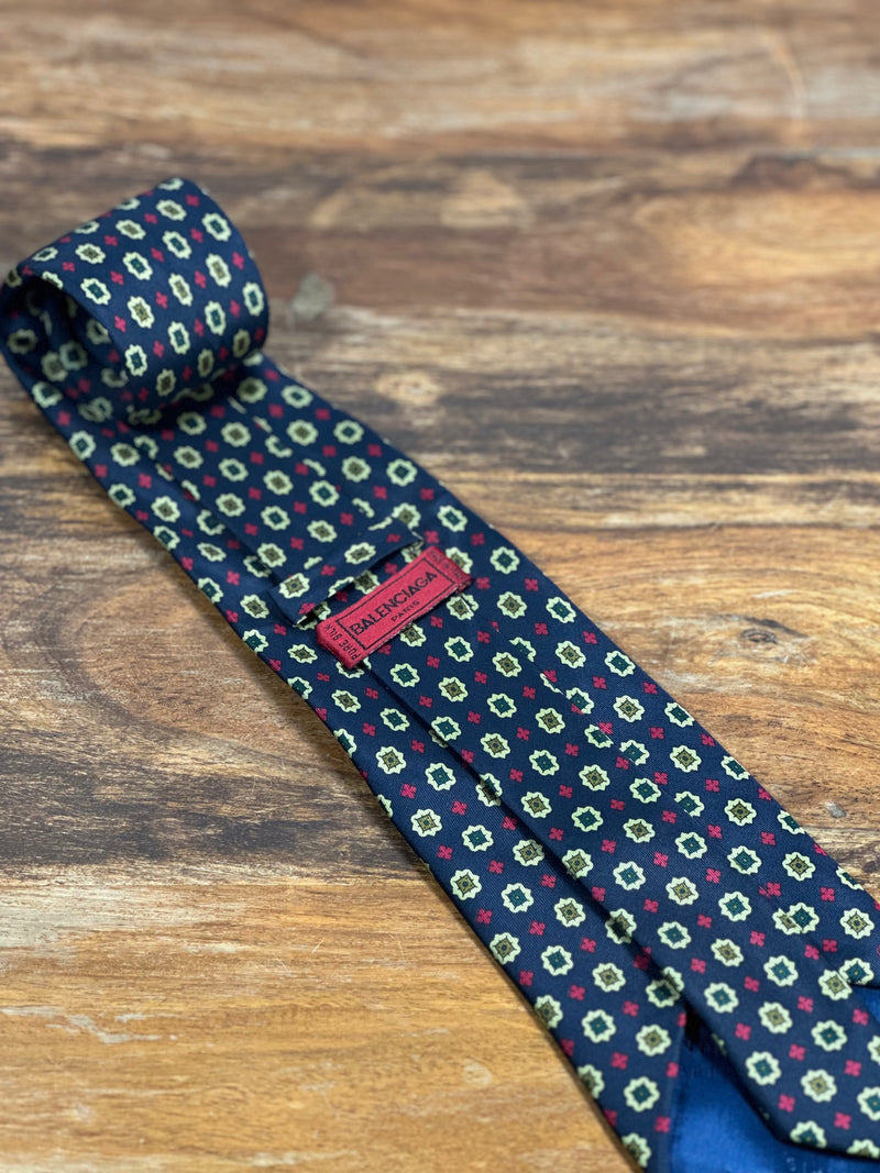 Corbata Balenciaga azul