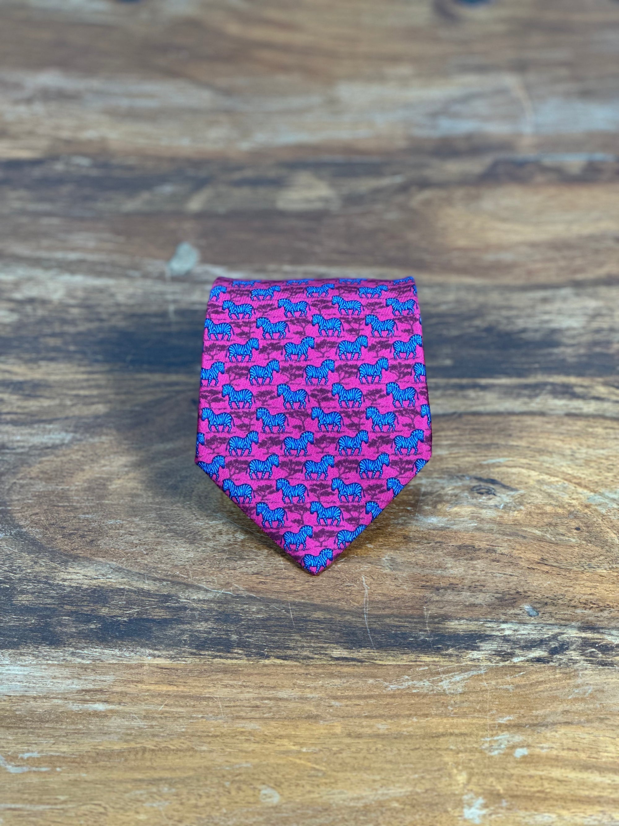 Corbata Hermés roja