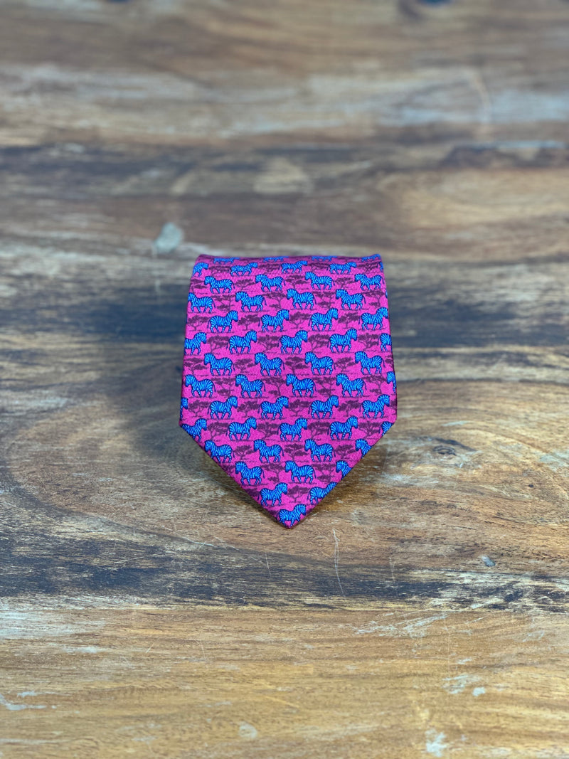 Corbata Hermés roja
