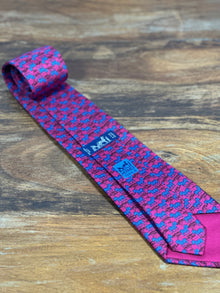 Corbata Hermés roja