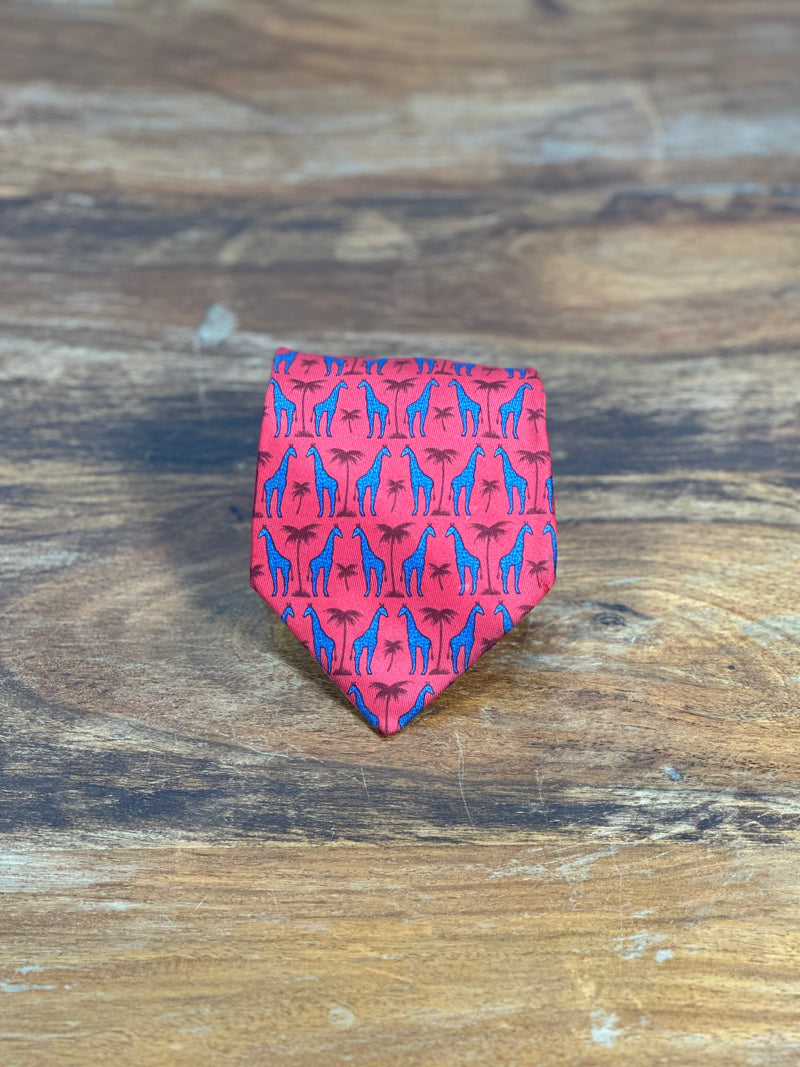 Corbata Hermés roja