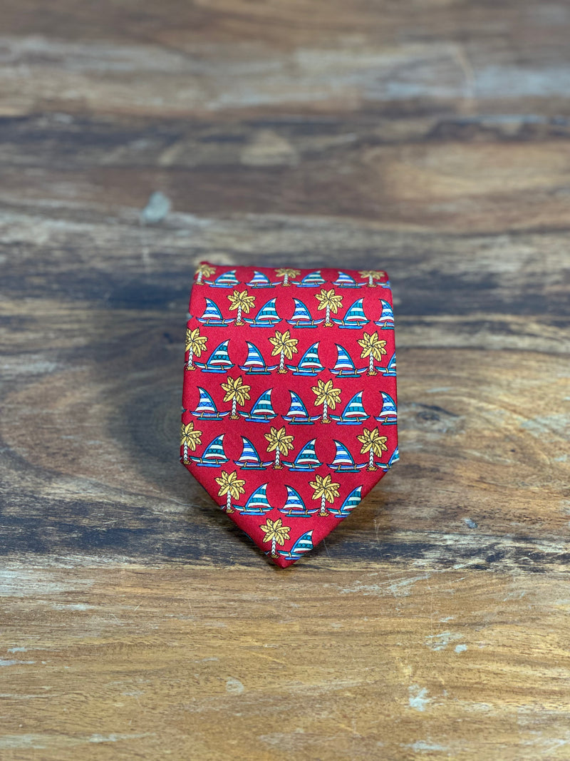 Corbata Ferragamo roja