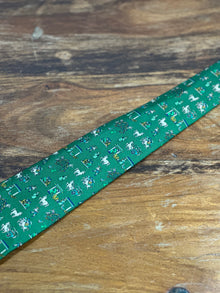 Corbata Ferragamo verde