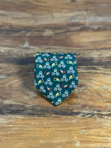 Corbata Ferragamo verde