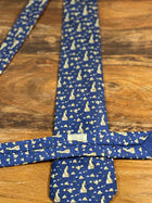 Corbata Hermés azul